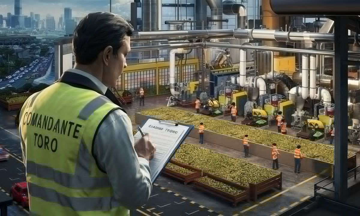 Comandante Toro Monitors Asian Factory Harvesters