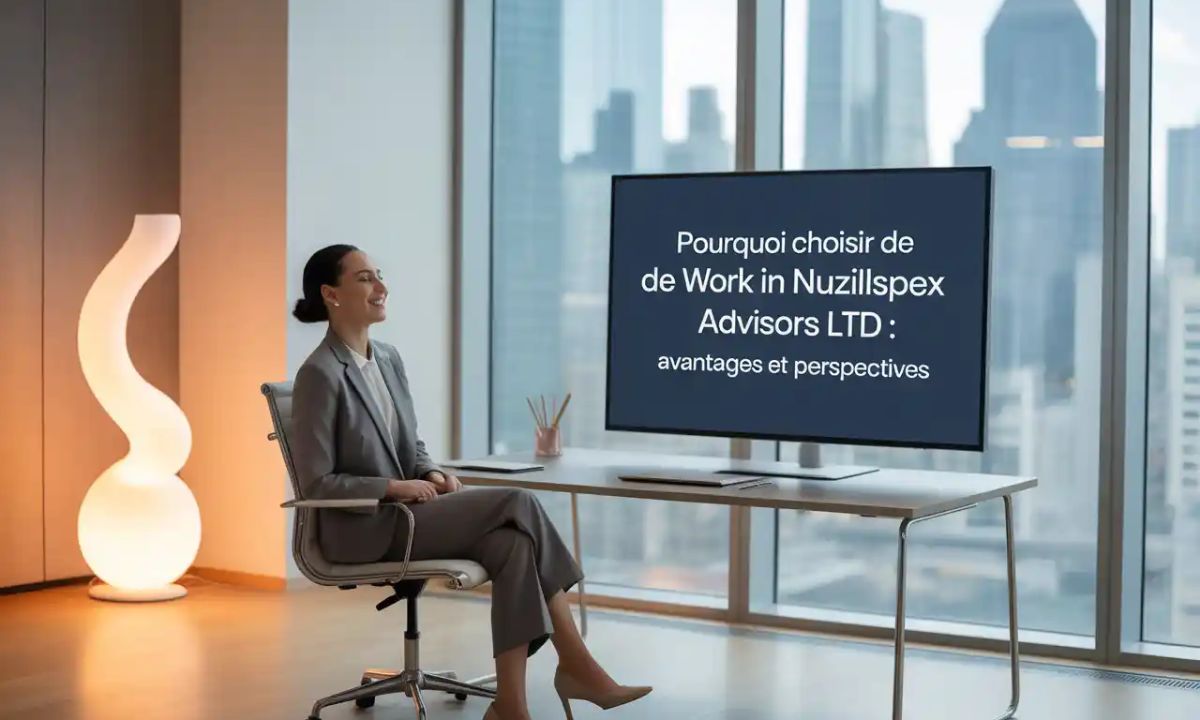 Pourquoi choisir de work in nuzillspex advisors ltd : avantages et perspectives